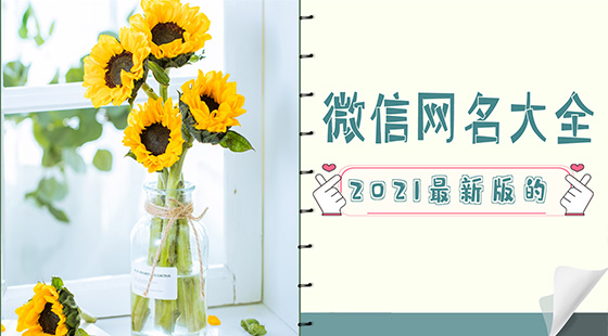 微信网名大全2021最新版的